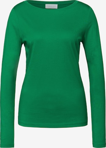 Street One Studio Shirt in Green: front