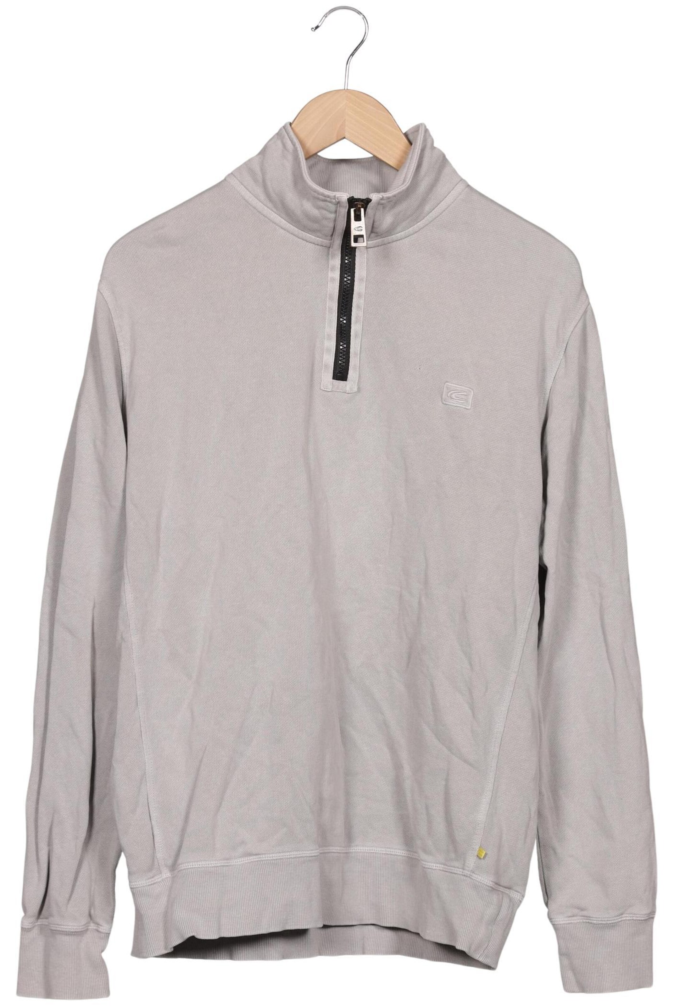 CAMEL ACTIVE Sweatshirt & Zip-Up Hoodie in L in Grey: front