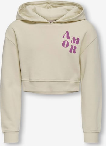 Sweat-shirt ONLY GIRLS en jaune : devant
