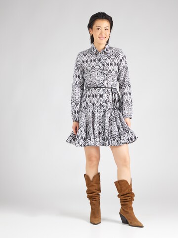 Abito camicia 'ONLLUMINA' di ONLY in nero: frontale