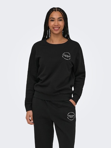 Sweat-shirt 'ONPCava' ONLY PLAY en noir : devant