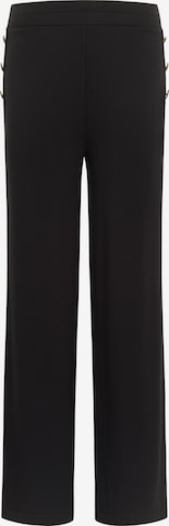 Wide leg Pantaloni di DreiMaster Vintage in nero: frontale