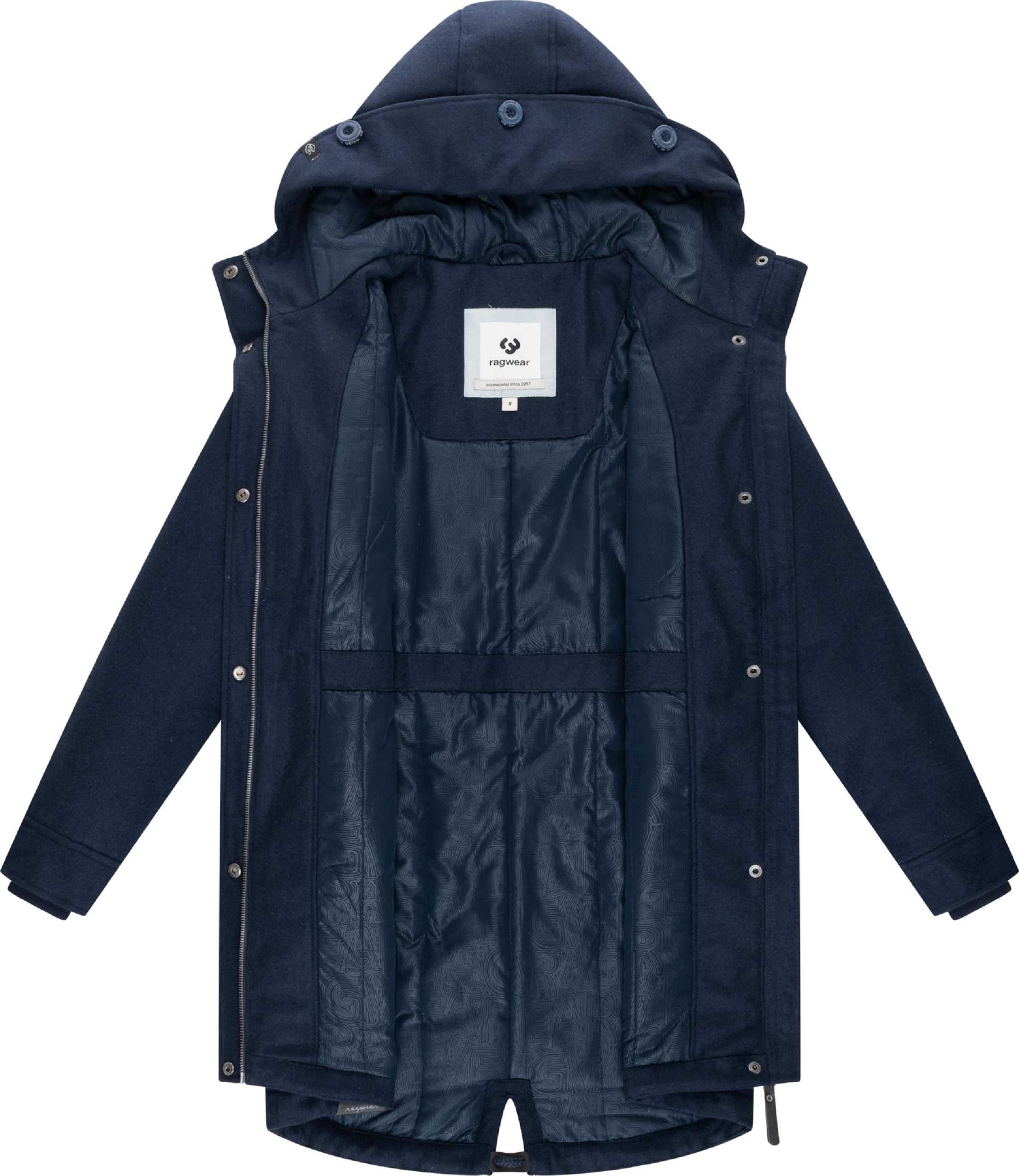 Ragwear Zimný kabát 'Ellba' - Modrá