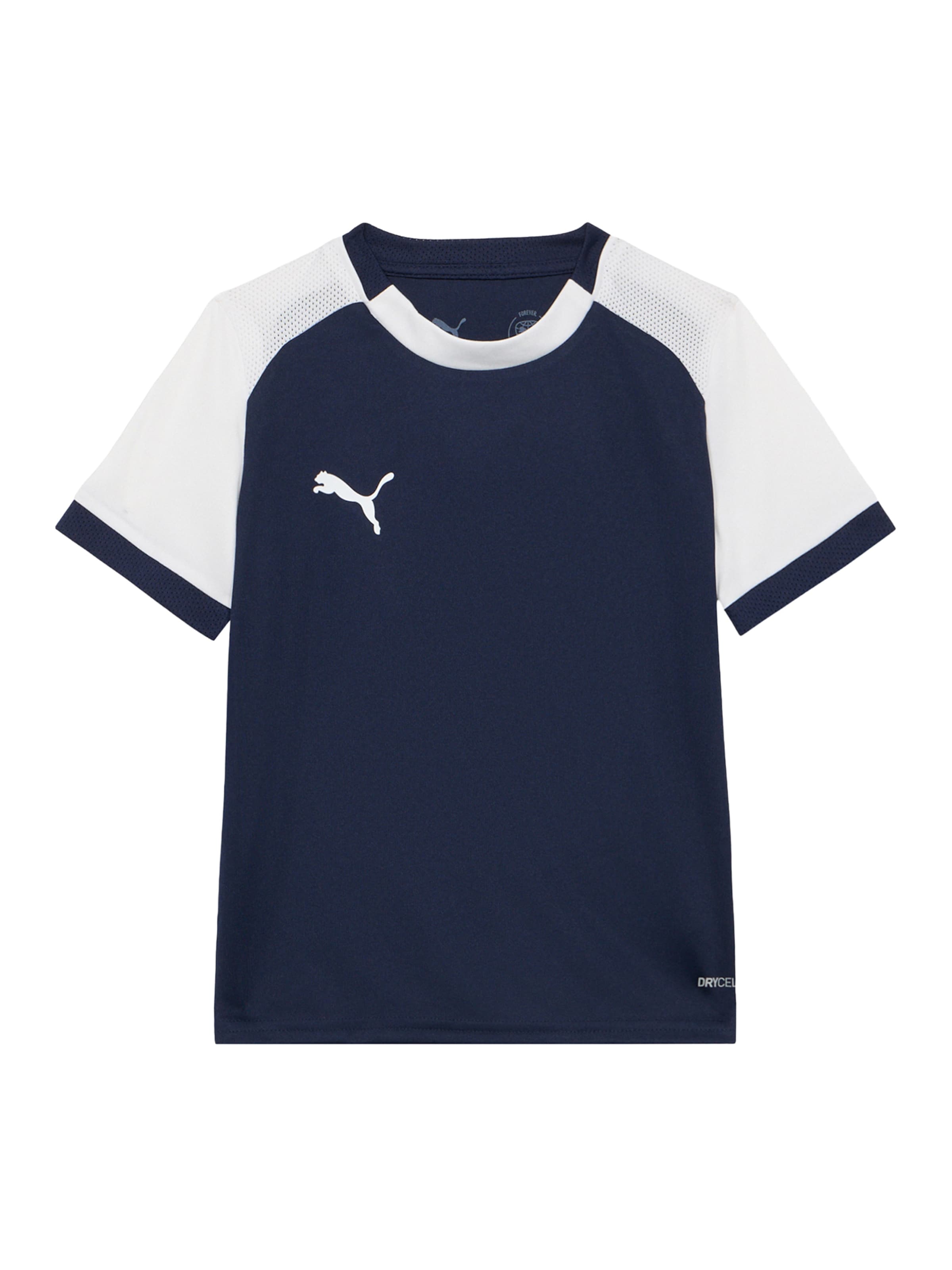 zils PUMA Sporta krekls 'TeamLIGA26 Matchday': no priekšpuses