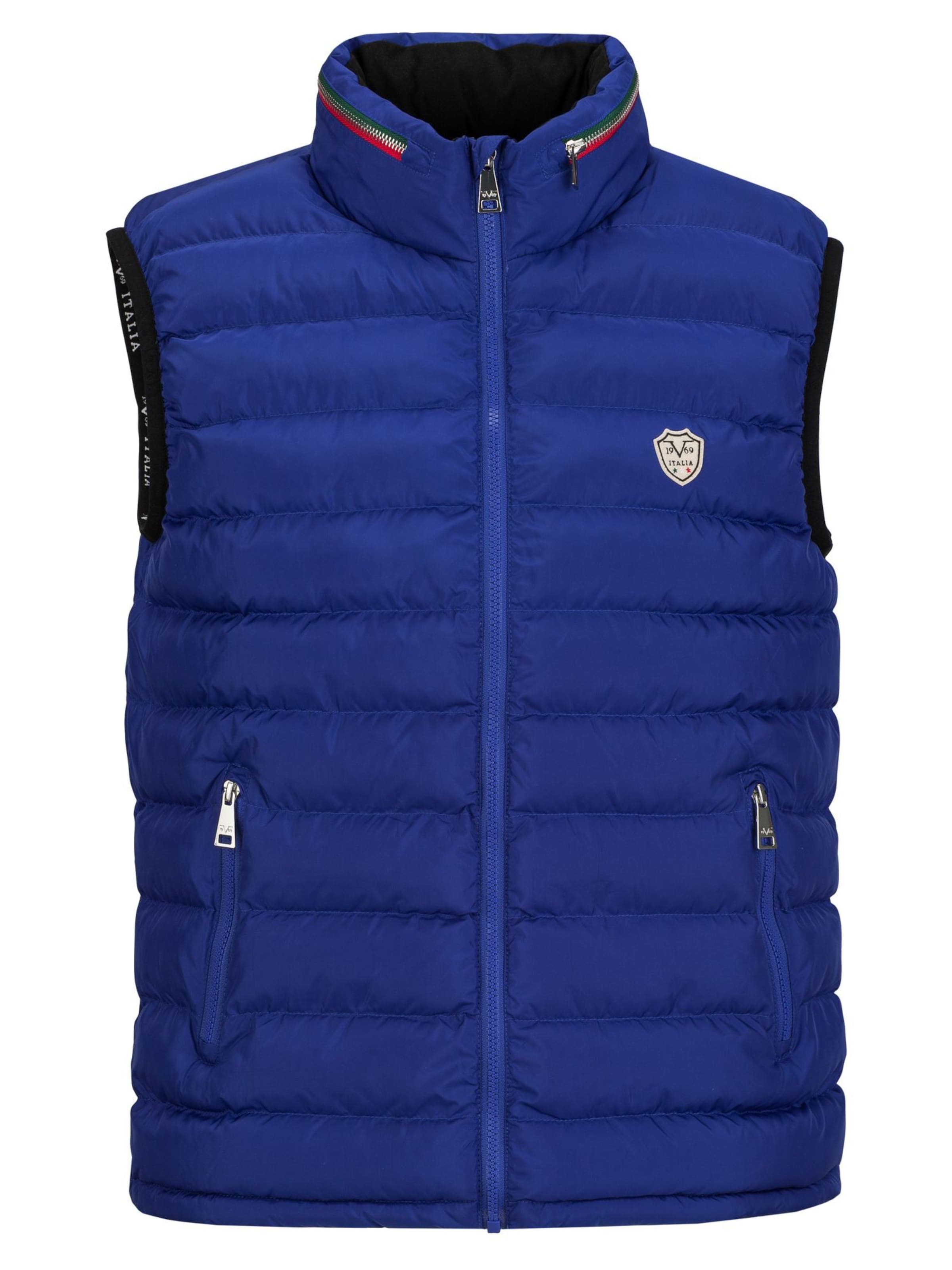 19V69 ITALIA Vest 'Jay' in Blue: front