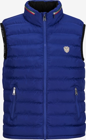 19V69 ITALIA Weste 'Jay' in Blau: Vorderseite