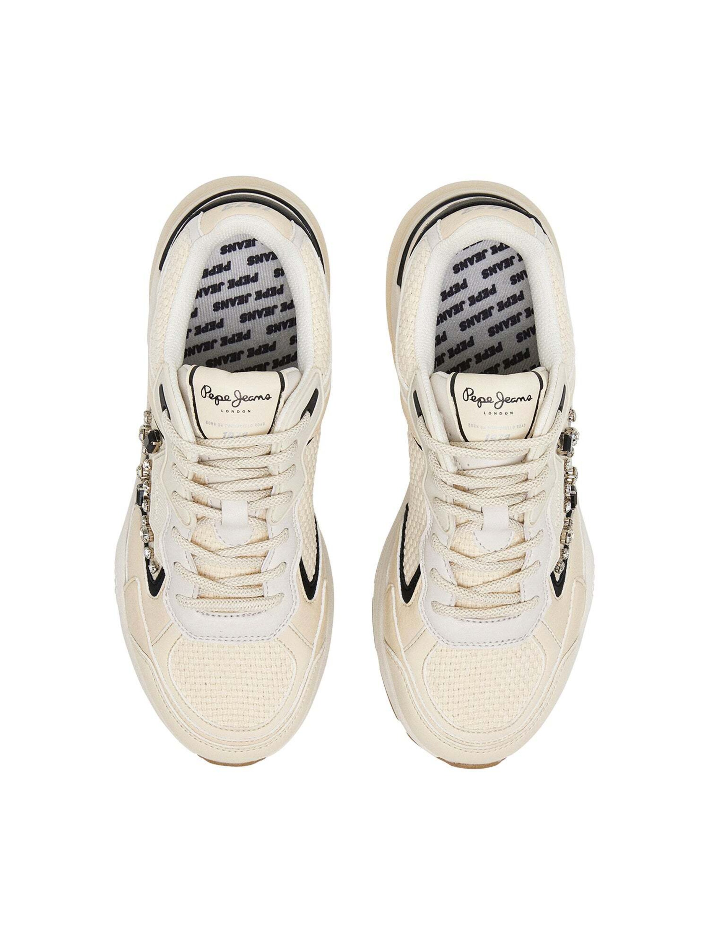 Sneaker bassa 'Dave' di Pepe Jeans in bianco