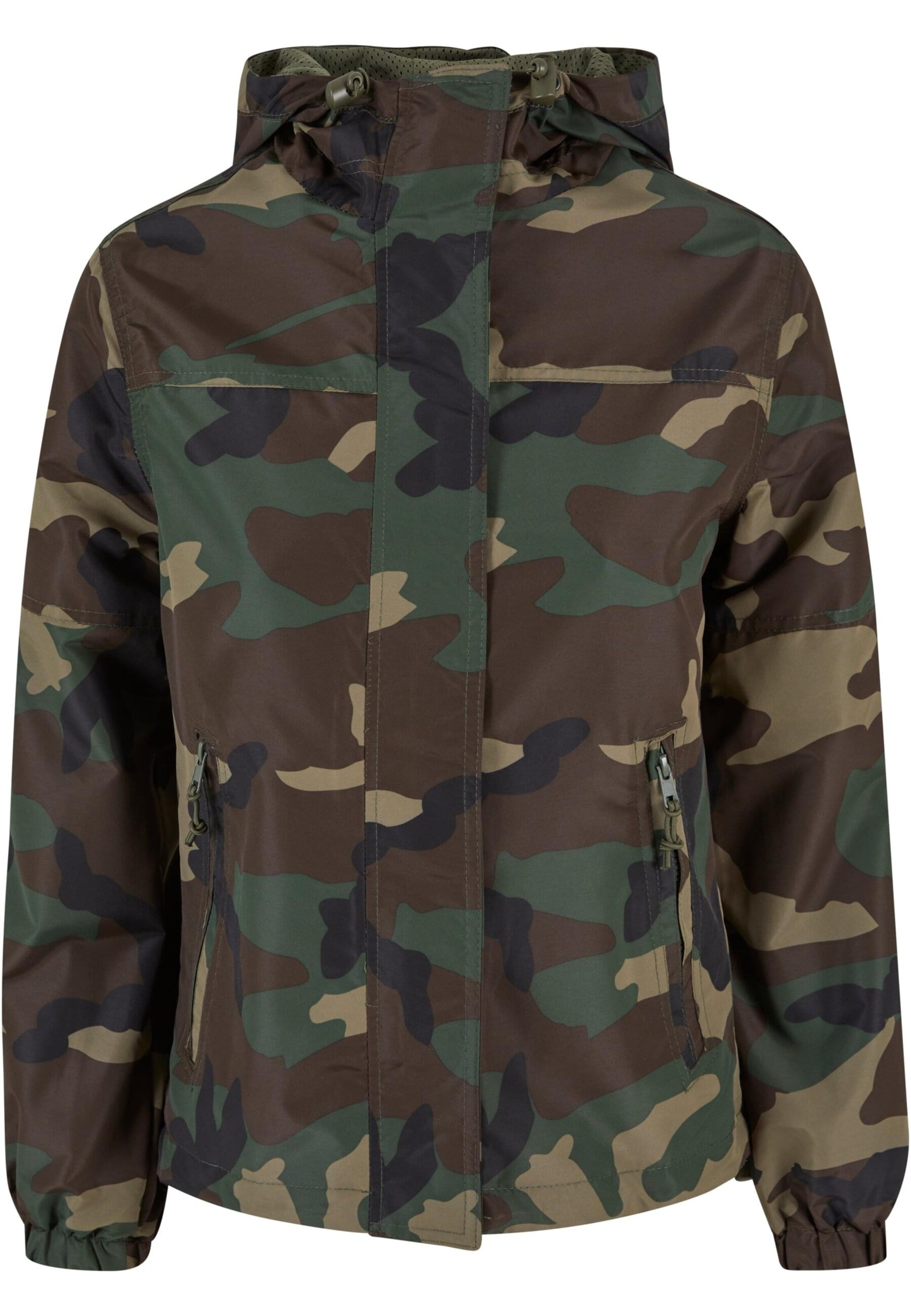 Giacca di mezza stagione di Brandit in verde: frontale