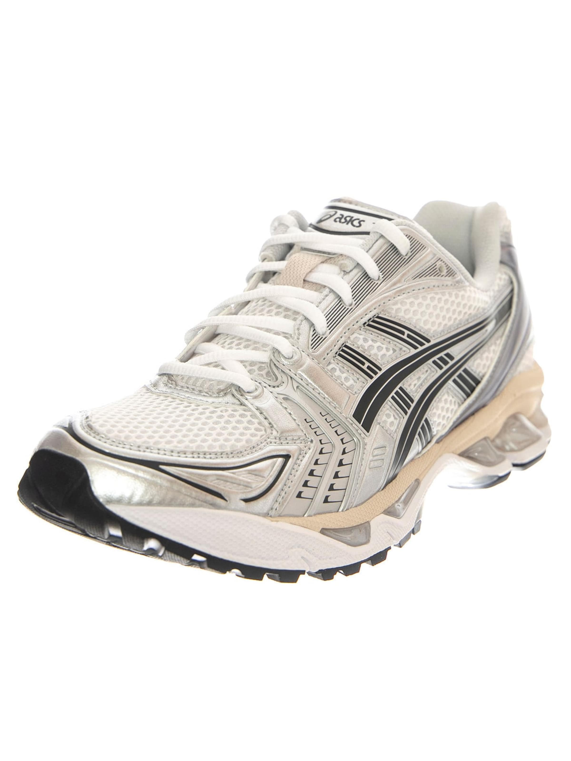 ASICS Buty sportowe sznurowane 'GEL-KAYANO 14 WHITE / GRAPHITE GREY' w kolorze biały: przód