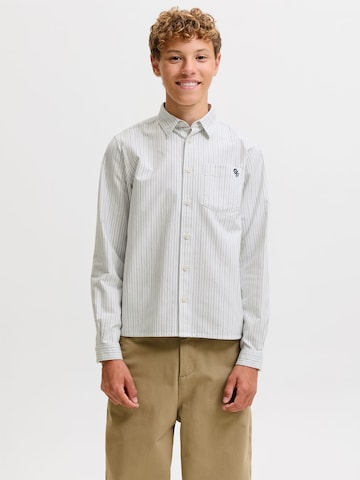 Jack & Jones Junior Regular Fit Skjorte i hvid: forside