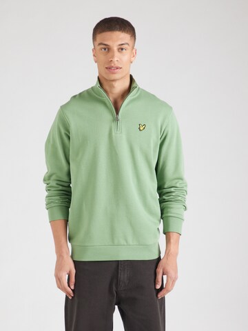 Lyle & Scott Sweatshirt in Groen: voorkant