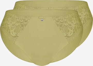 Slip 'BEAUTIFUL ROSE' sassa en vert : devant