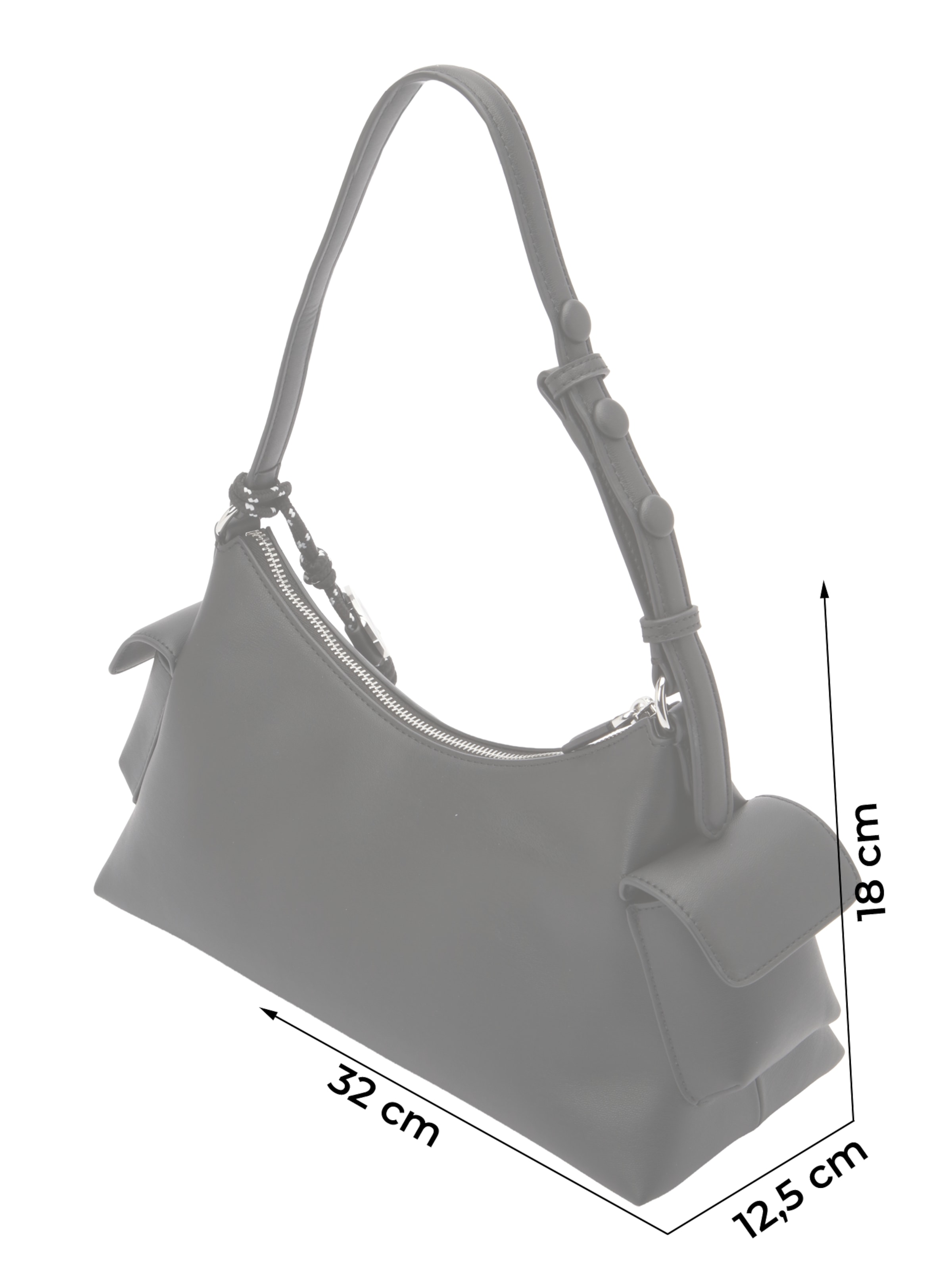 Karl Lagerfeld Чанта за през рамо 'IKON' в черно