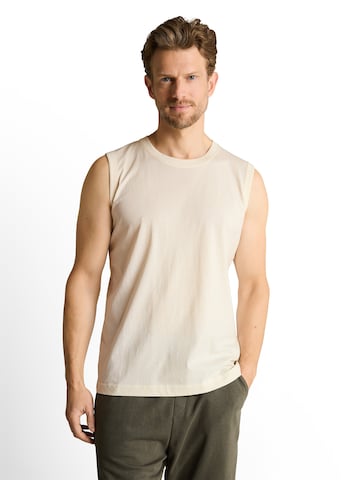 Tricou de la TOM TAILOR pe alb: față