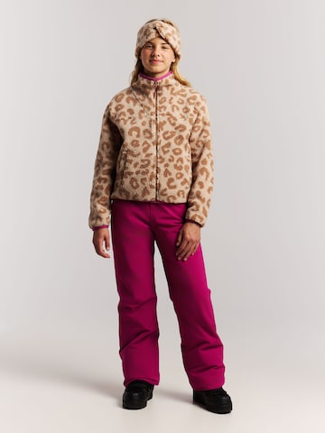 PROTEST Fleece jas 'PRTBlond JR' in Bruin