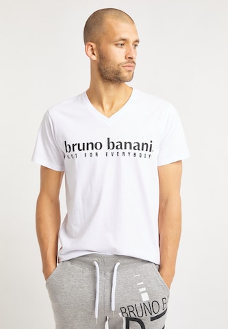 BRUNO BANANI T-Shirt 'MARTINEZ' in Weiß: predná strana