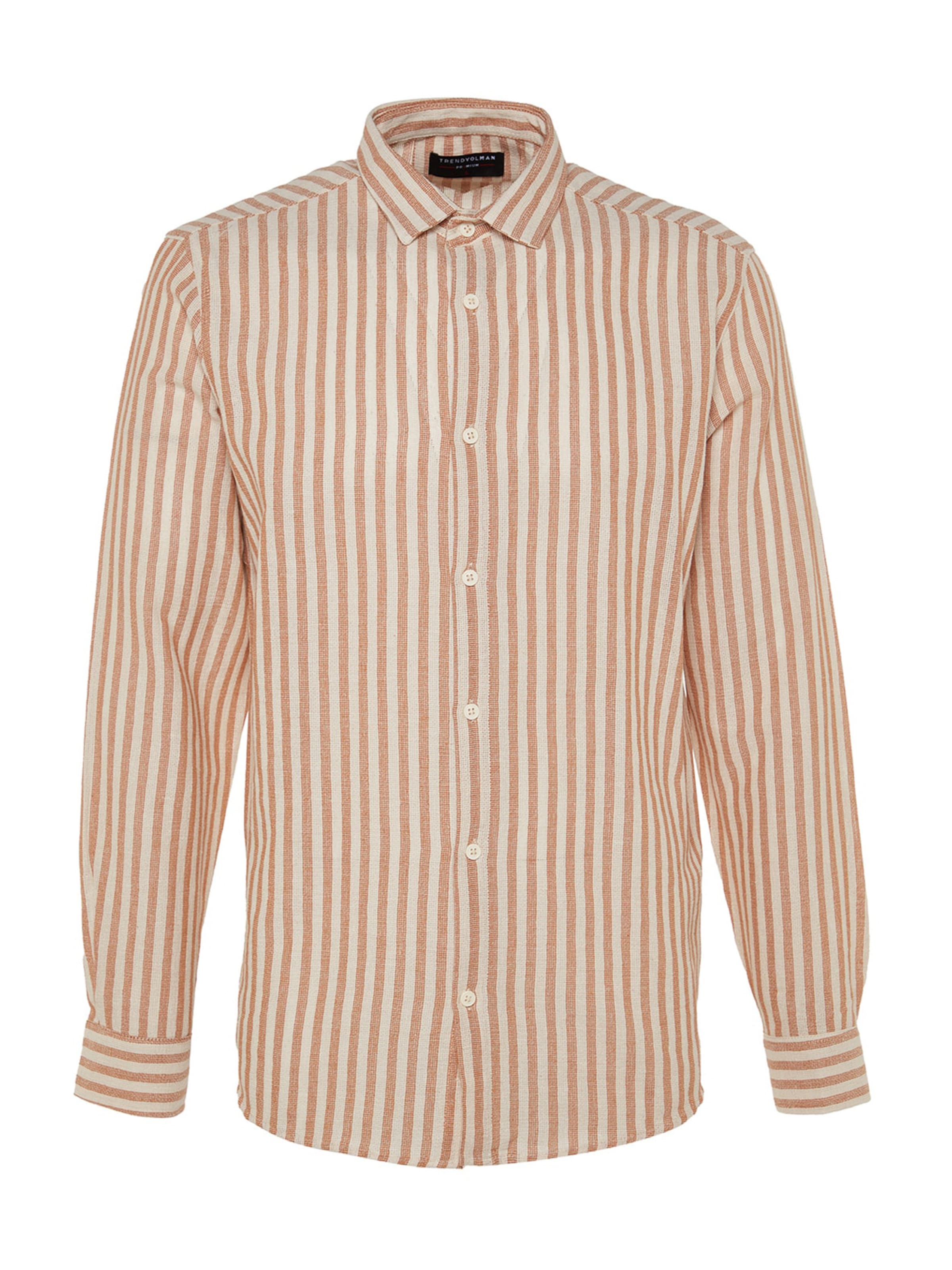 Trendyol Средняя посадка Рубашка в Серый: спереди