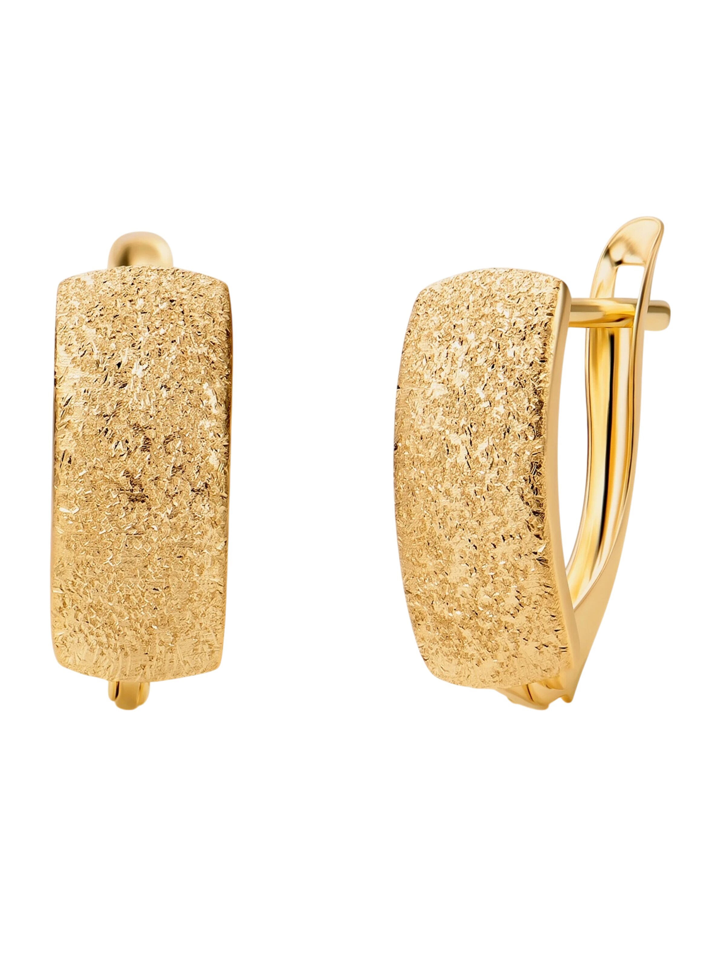 DIAMANT LETERNEL Earrings 'Ohrringe aus 585 Gelbgold' in Gold: front