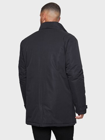 Threadbare Winter Coat 'Central' in Black