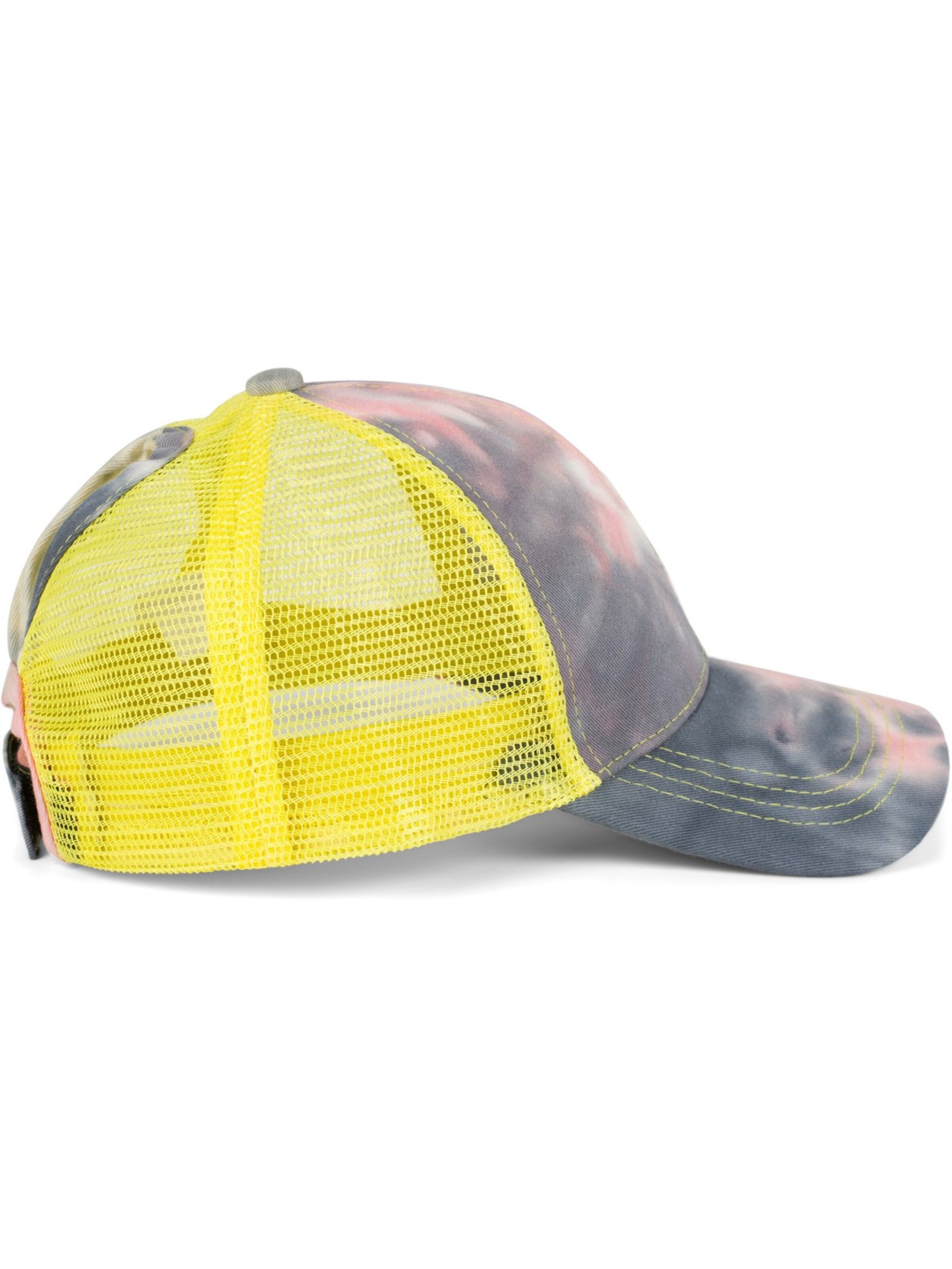 styleBREAKER Cap 'Ponytail Baseball Cap Batik mit Mesh Einsatz'‌‌‌‌‌ in Pink
