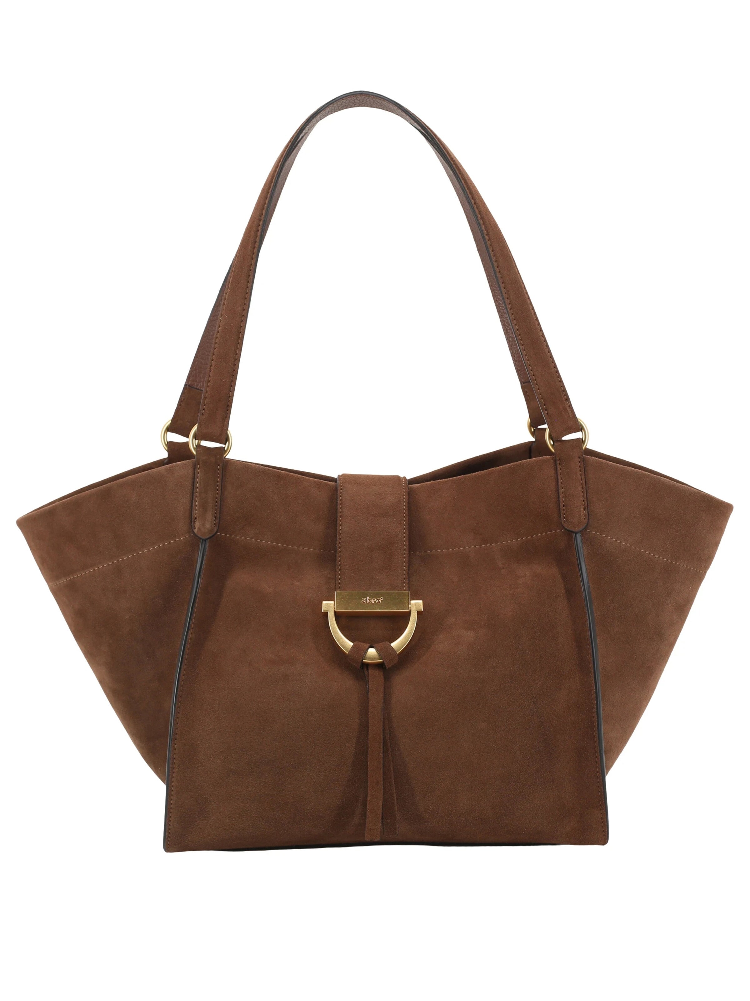 ABRO Shopper 'TEMI' in Brown: front