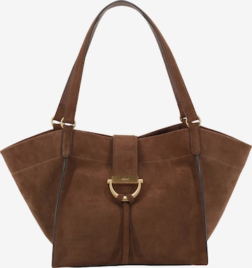 ABRO Shopper 'TEMI' in Brown: front