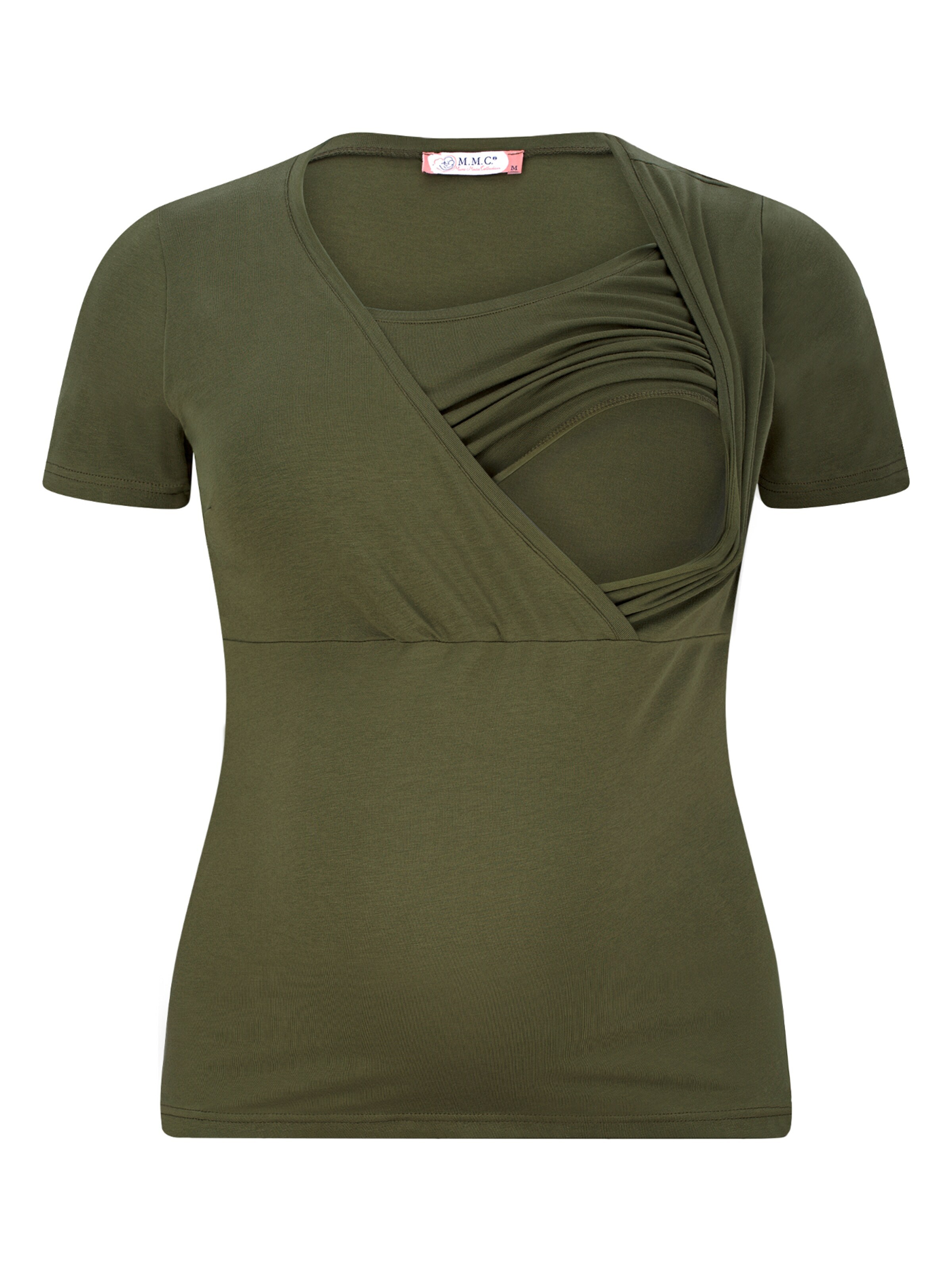 M.M.C. Shirt 'Stillshirt Umstandsmode' in Green