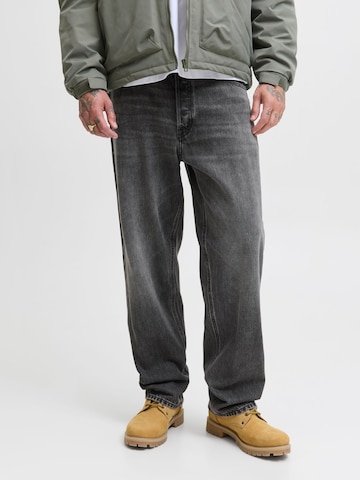 JACK & JONES Loosefit Jeans 'JJIEDDIE JJORIGINAL' in Zwart: voorkant