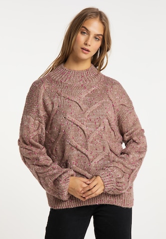 Pull-over IZIA en rose : devant