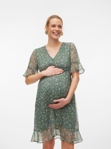 Vero Moda Maternity Mekko 'SMILLA' värissä vihreä: edessä