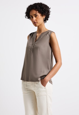 STREET ONE Blouse in Brown: front