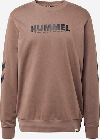 Sweat-shirt 'LEGACY' Hummel en marron : devant