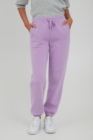 Regular Pantalon b.young en violet : devant
