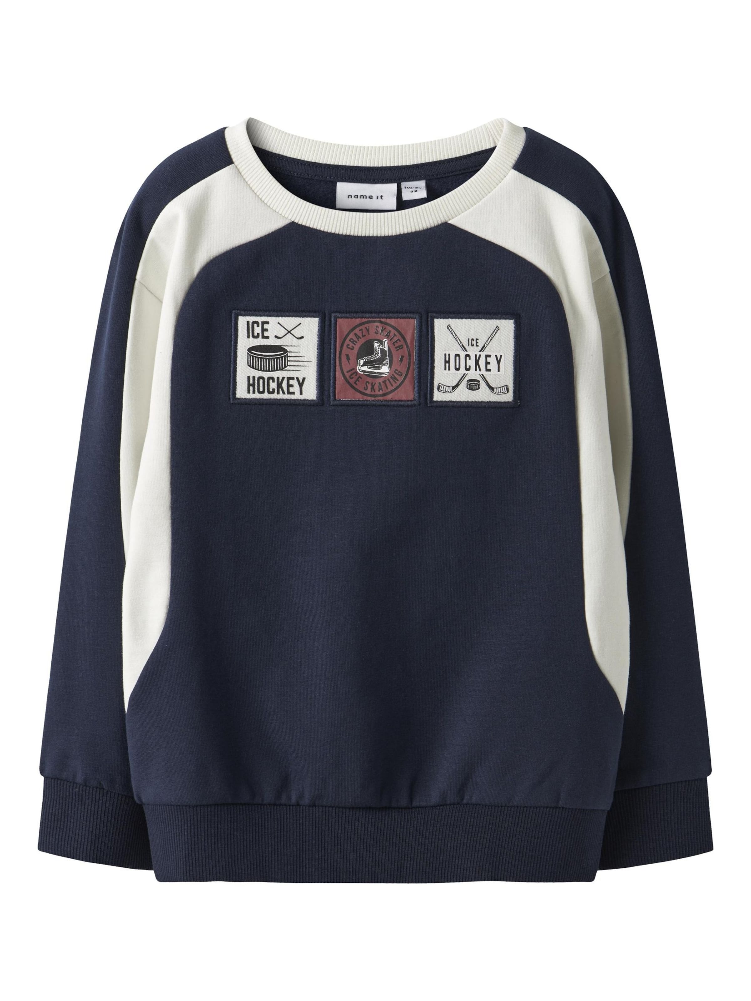 Sweat NAME IT en bleu : devant