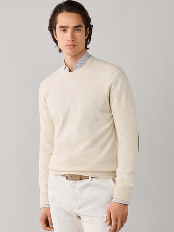 Pullover di Hackett London in bianco: frontale