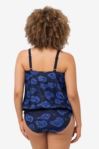 Ulla Popken Bustier Tankini in Blauw