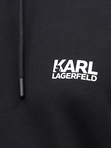 juoda Karl Lagerfeld Megztinis be užsegimo