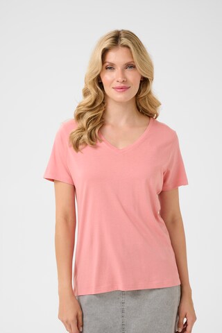 Maglietta 'CR Naia' di Cream in rosa: frontale