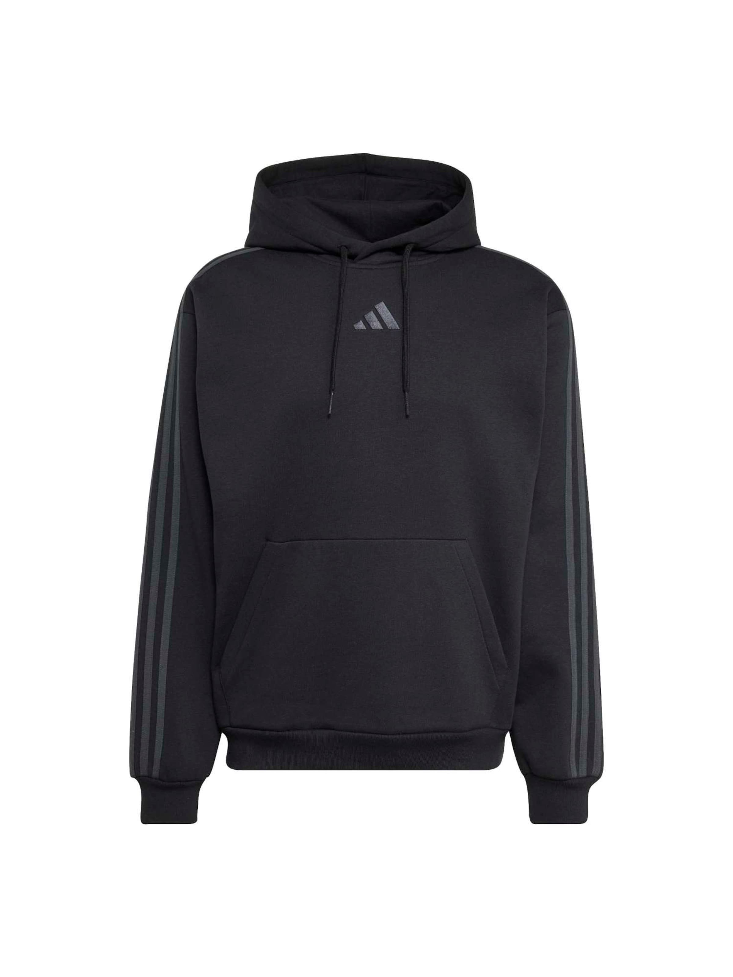 ADIDAS SPORTSWEAR - Camiseta deportiva en negro: frente