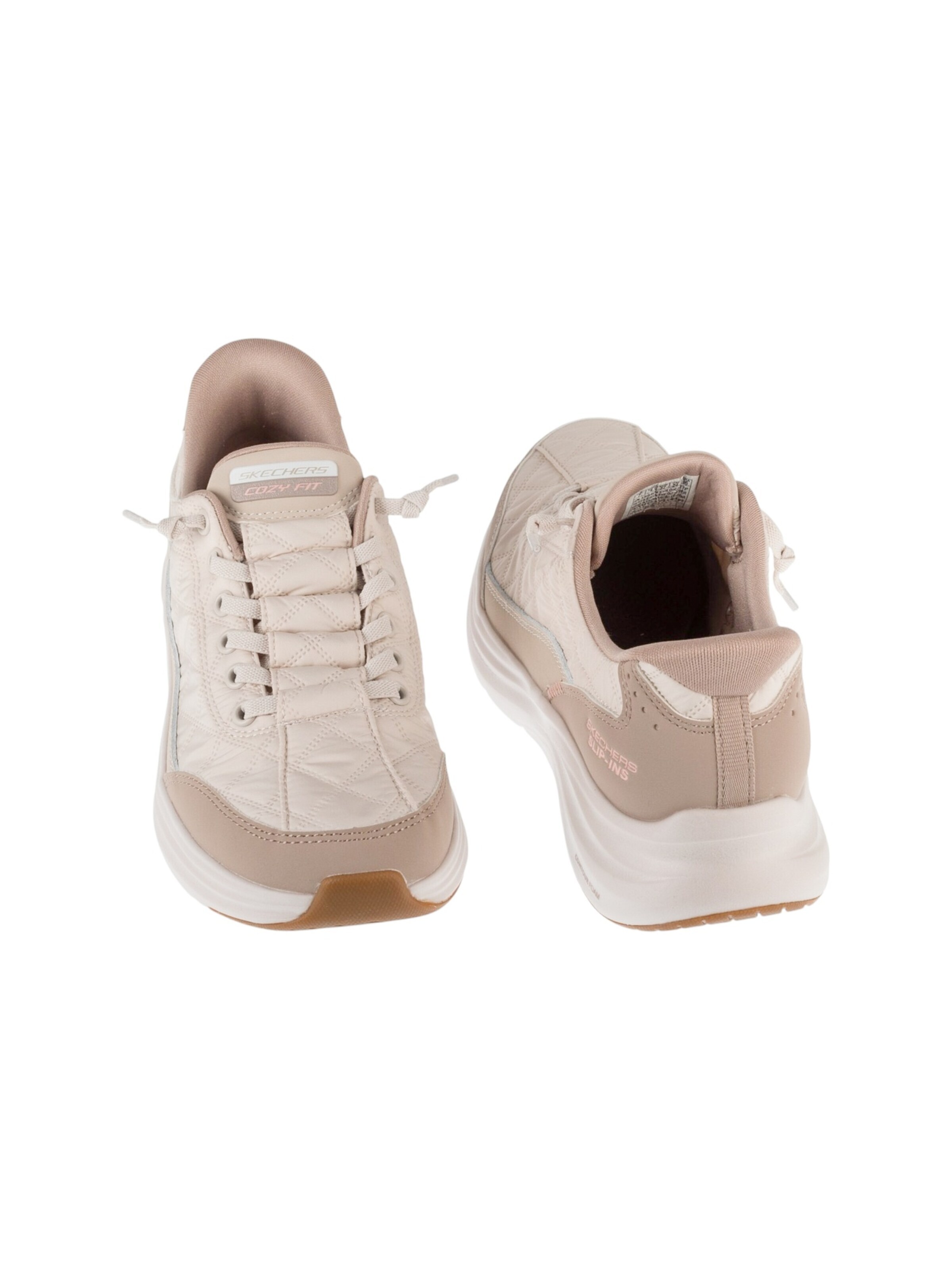 SKECHERS Sneakers laag 'Skechers Slip-ins: Contour Foam - Cozy Fit' in Beige