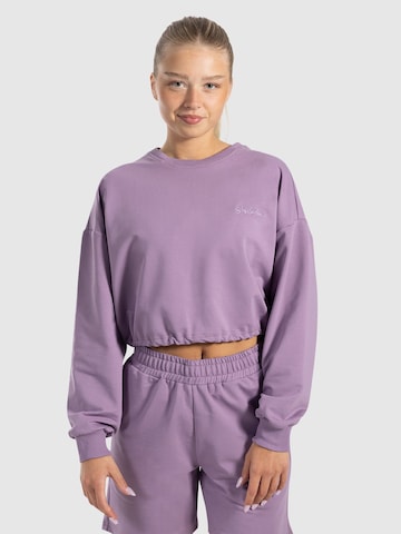 Smilodox Sweatshirt ' Triana ' in Purple: front