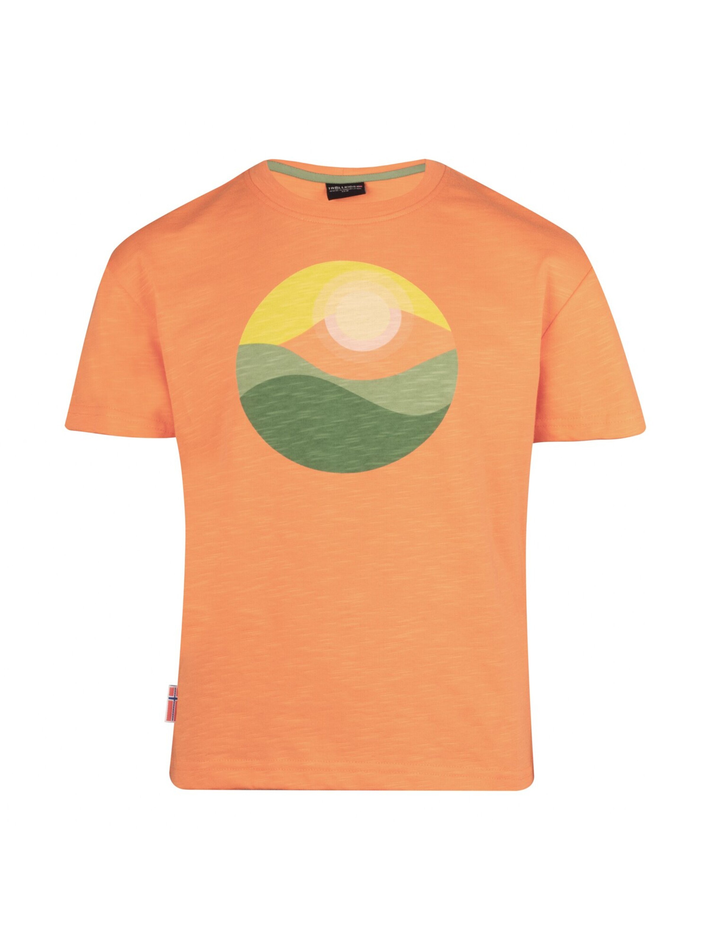 TROLLKIDS Performance Shirt in Orange: front