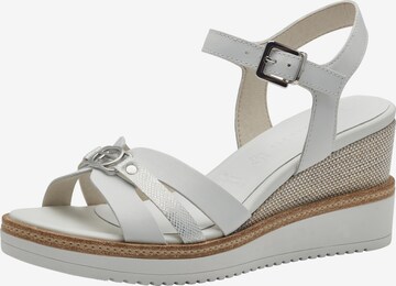 TAMARIS Sandals in White: front