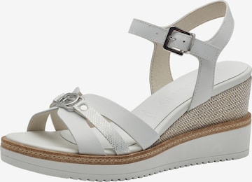 TAMARIS Sandals in White: front