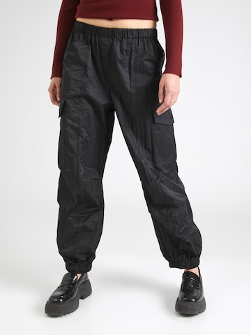 Tapered Pantaloni cargo 'DATINE' di b.young in nero: frontale