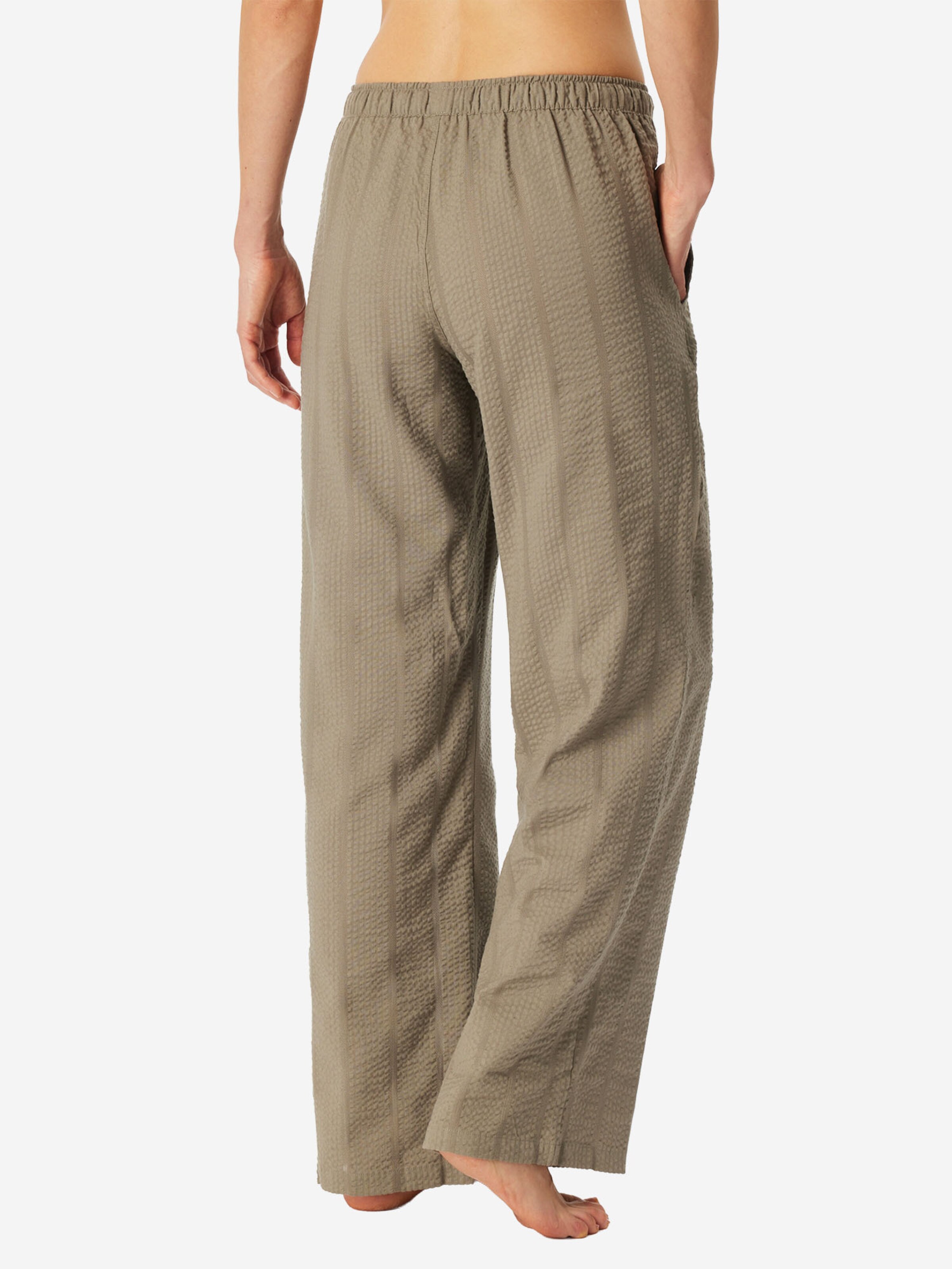Pantalon de pyjama ' Mix Relax ' SCHIESSER en beige