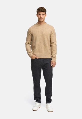 INDICODE JEANS Sweater 'INTrax' in Beige