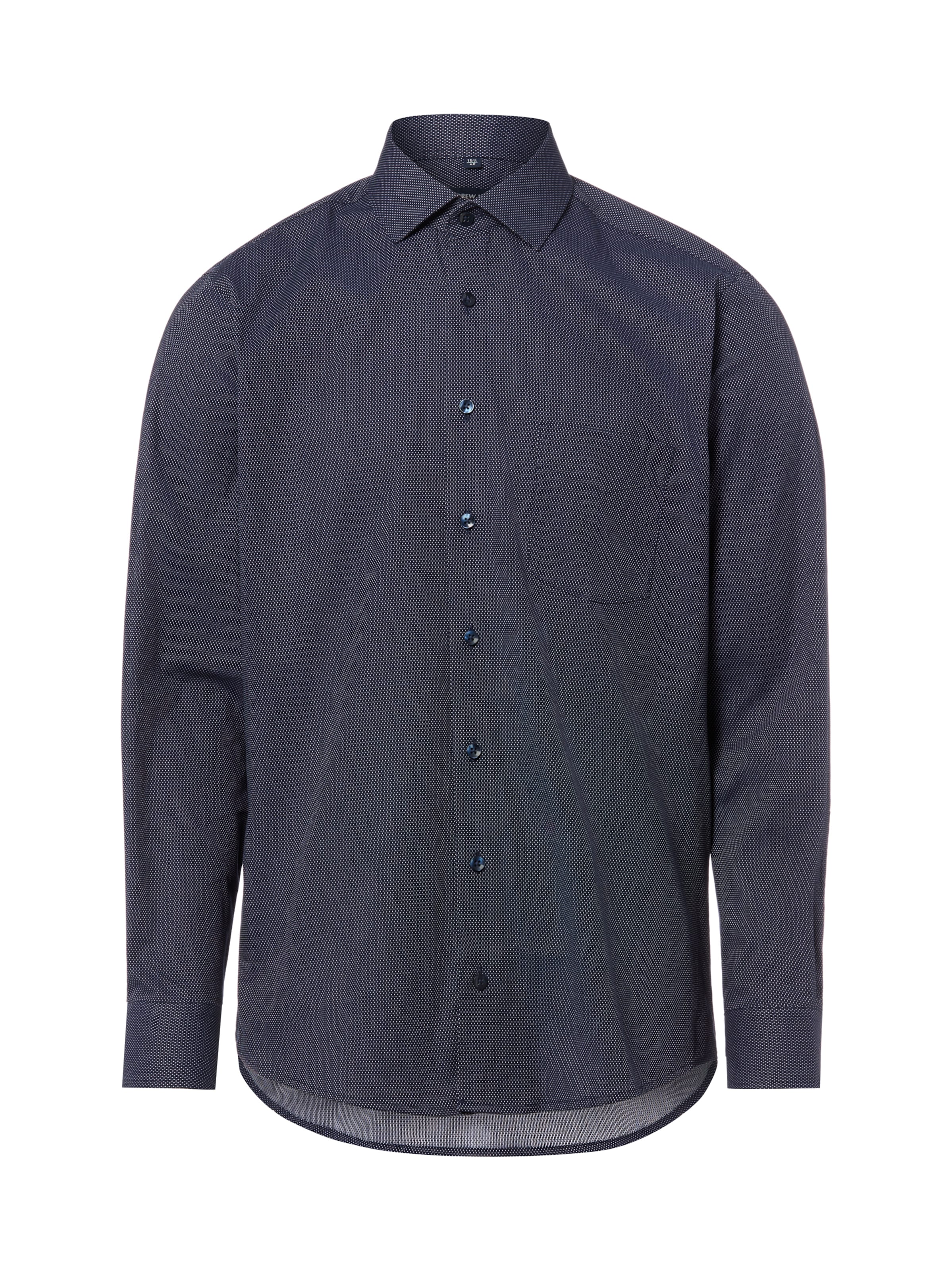 Coupe regular Chemise Andrew James en bleu : devant