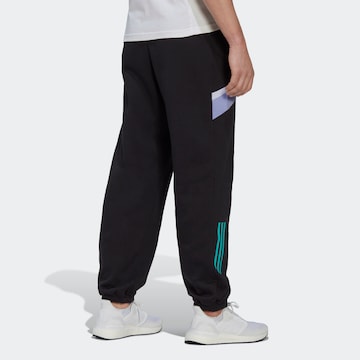 ADIDAS SPORTSWEAR Loosefit Παντελόνι φόρμας σε μαύρο