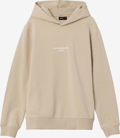 NAME IT Sweatshirt in de kleur Beige / Wit, Productweergave